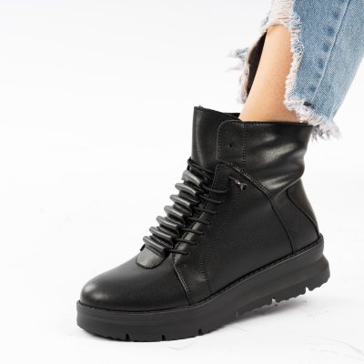 Ghete Piele Naturala Julio Black