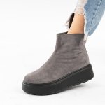 Ghete Piele Naturala Meliti2 Grey