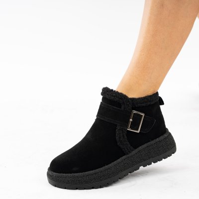 Ghete Piele Naturala Estrela Black