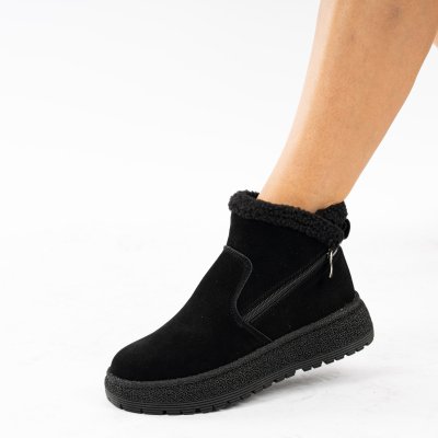 Ghete Piele Naturala Estrela2 Black