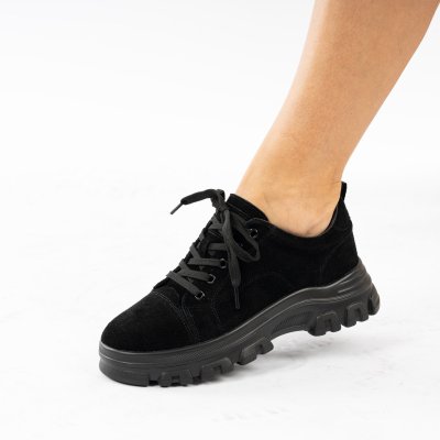 Pantofi Piele Naturala Mahdi2 Black