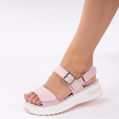 Sandale piele naturala Alteea Pink