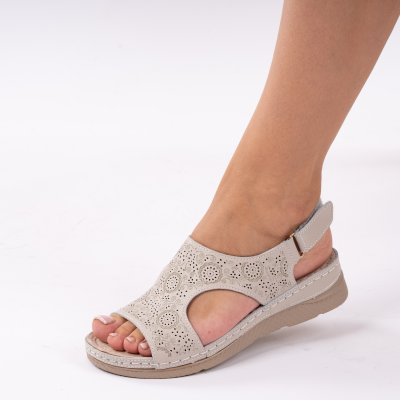 Sandale piele naturala Arcos3 Grey