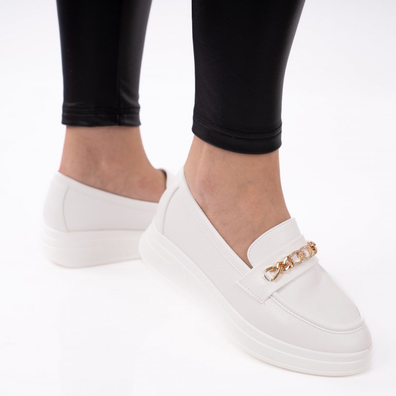 Pantofi Casual Elira2 White