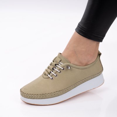 Pantofi Piele Naturala Soraya3 Green