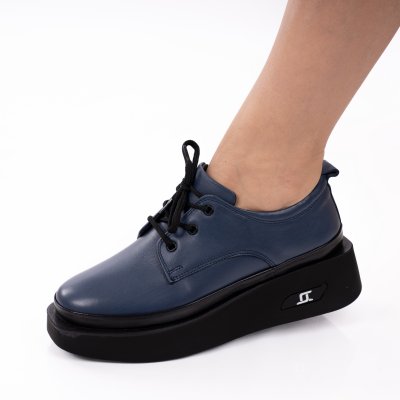 Pantofi Sport Piele Naturala Garida2 Navi