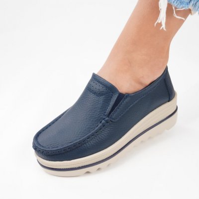 Pantofi Piele Naturala Galego Navi