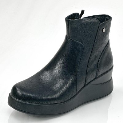 Ghete Piele Naturala Peruda Black