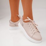 Pantofi Sport Piele Naturala Serova Pink