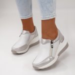 Pantofi Piele Naturala Madrid White Pantofi Piele Naturala Madrid White