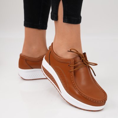 Pantofi Piele Naturala Relly5 Brown