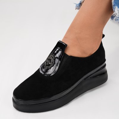 Pantofi Piele Naturala Isador2 Black
