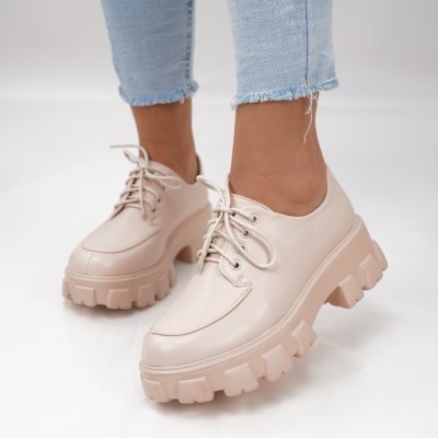 Pantofi Casual Taiani Beige