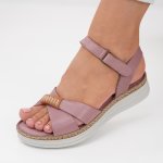Sandale piele naturala Galafi Pink