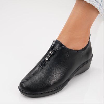 Pantofi Piele Naturala Drazic Black