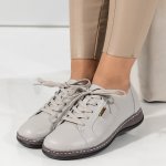 Pantofi Piele Naturala Kenia Grey